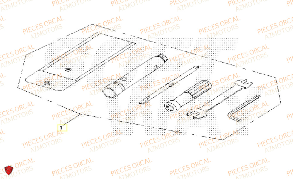 Trousse A Outils ORCAL Pièces ORCAL CAVARO 50 4T Euro5 