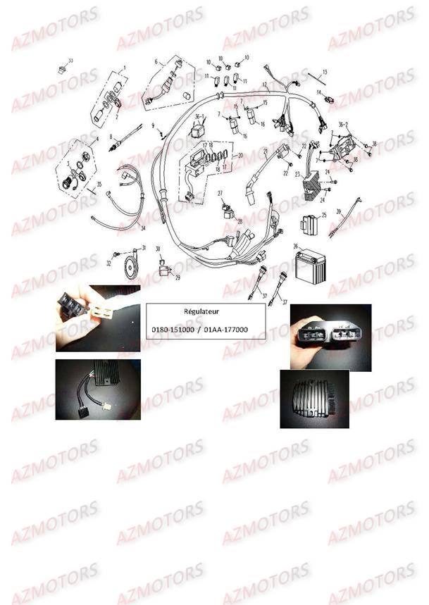 FAISCEAU CFMOTO CF500 2 2A