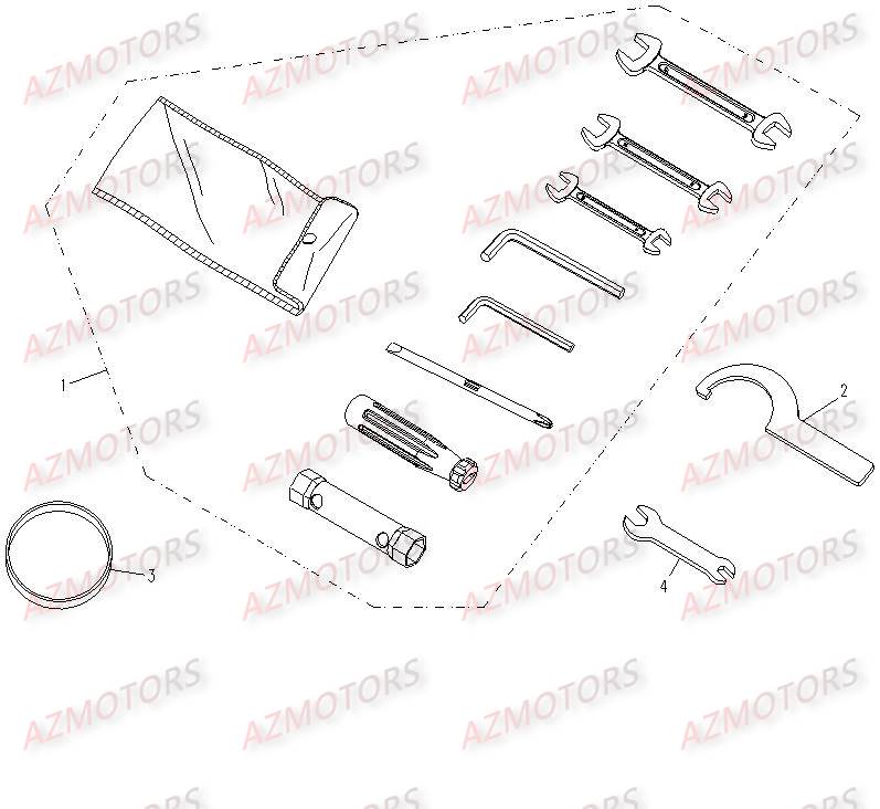 OUTILS CFMOTO CF500 2 2A