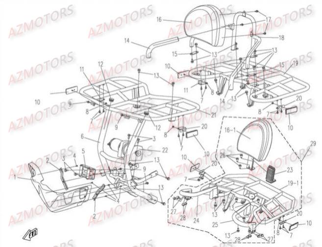 BUMPER AZMOTORS CFORCE500