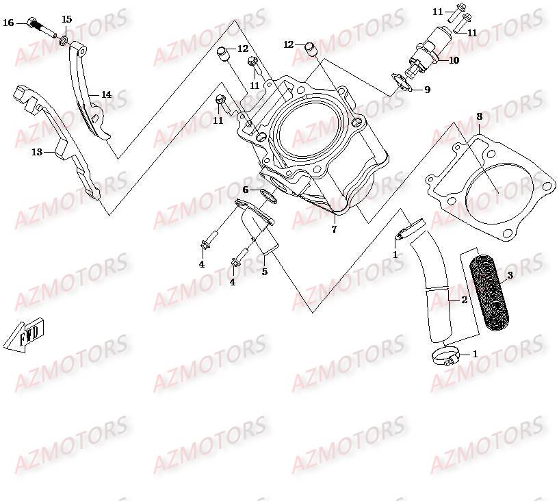 CHEMISE AZMOTORS CFORCE500