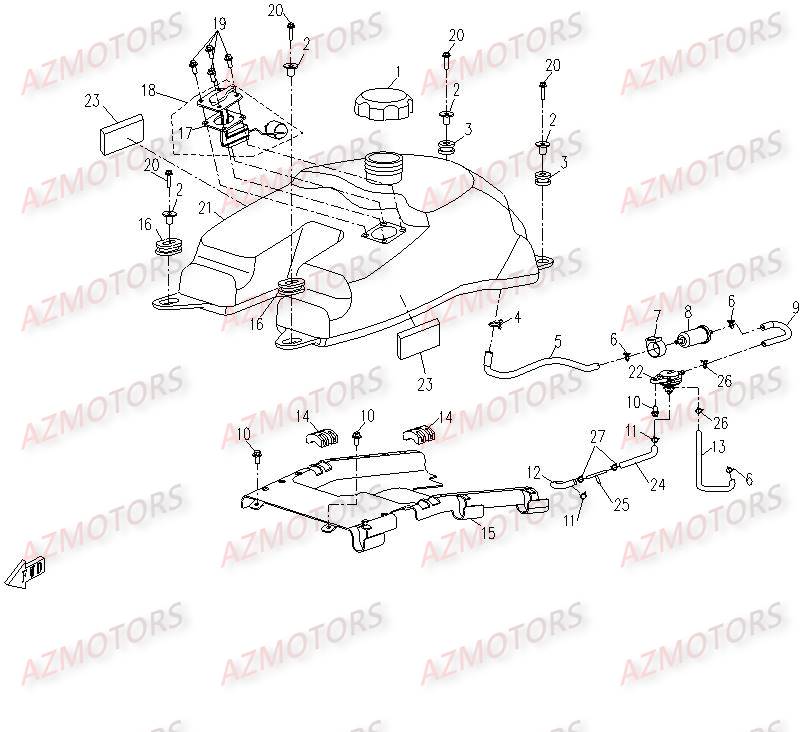 RESERVOIR AZMOTORS CFORCE500