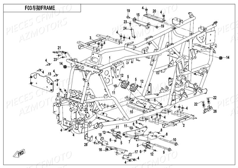 CHASSIS AZMOTORS CFORCE520S
