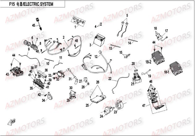 FAISCEAU AZMOTORS CFORCE550