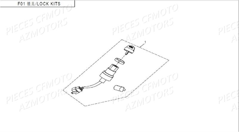 CONTACTEUR A CLE AZMOTORS CFORCE 550