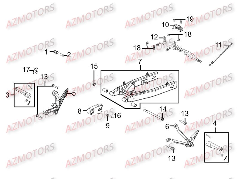 Bras Oscillant AZMOTORS 