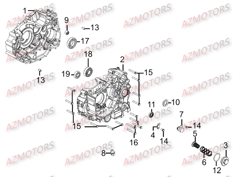 Carter Moteur AZMOTORS 