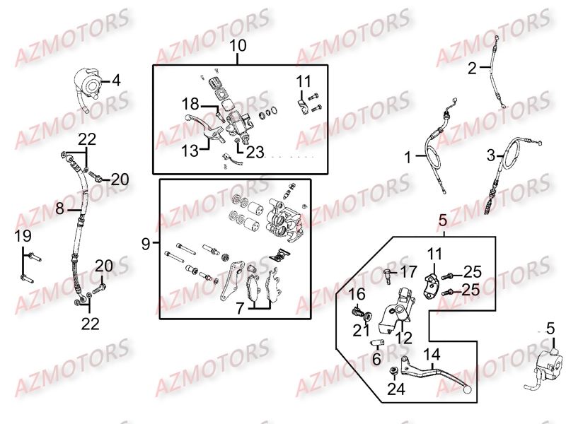 Commandes Retroviseurs AZMOTORS 