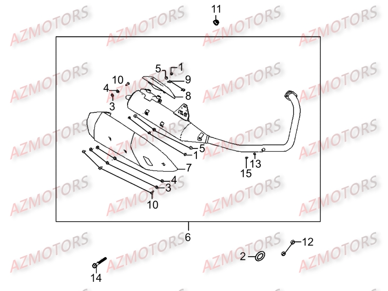 Echappement AZMOTORS 