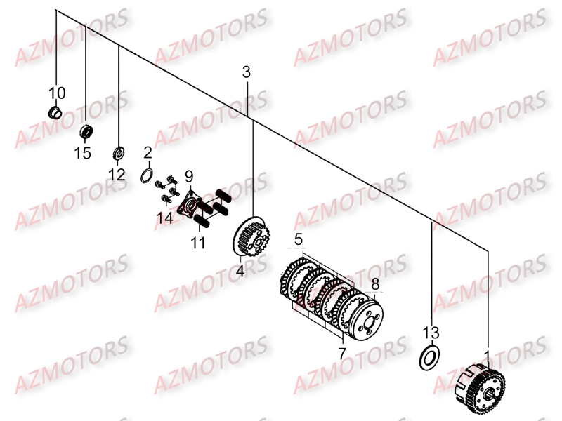 Embrayage AZMOTORS 