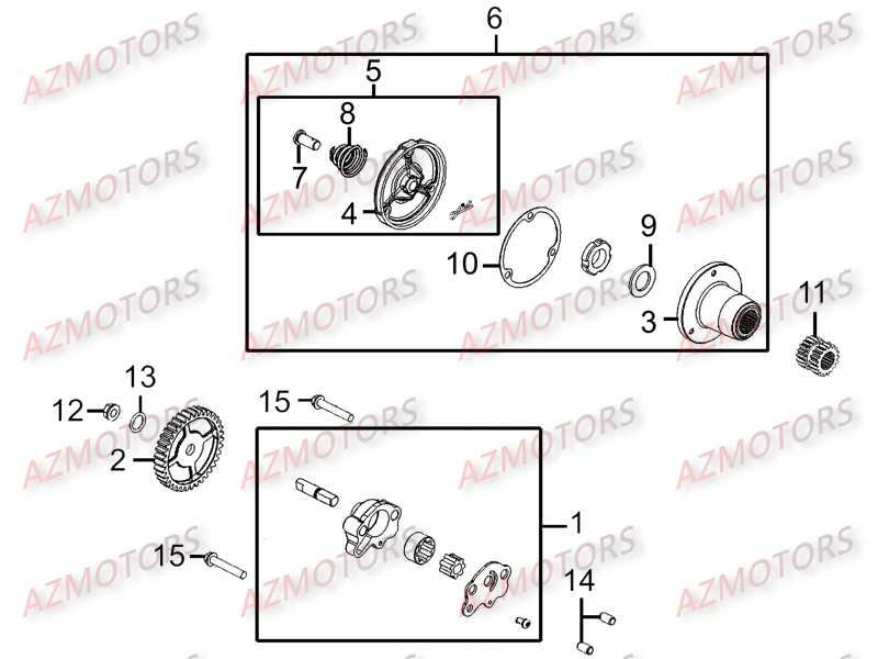 Pompe A Huile Filtre Dynamique AZMOTORS 