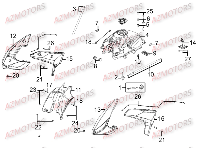Reservoir A Carburant AZMOTORS 