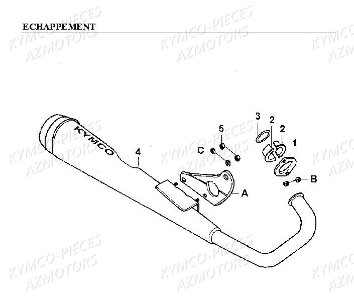 ECHAPPEMENT pour CKPULSAR125