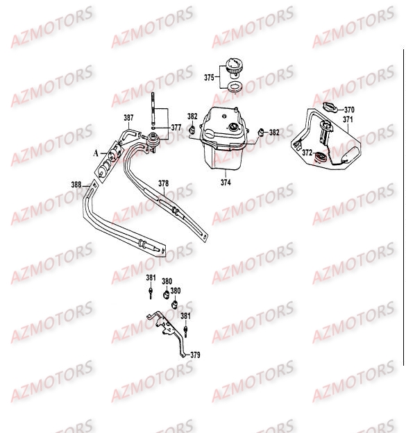 RESERVOIR ESSENCE KYMCO COBRA 100