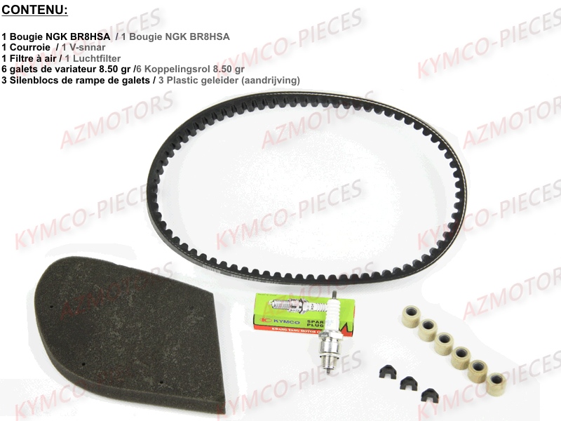 Set Entretien Periodique KYMCO Pieces COBRA 50 2T EXCLUSIVE