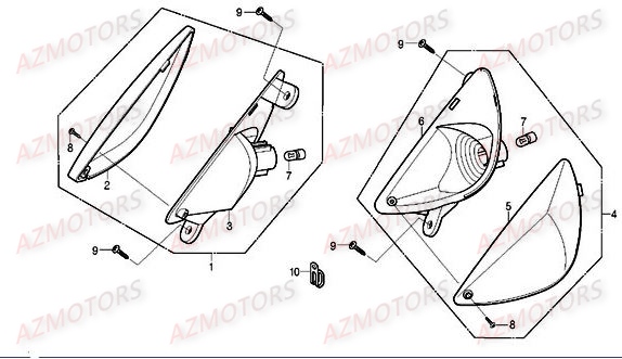 CLIGNOTANTS AVANT DAELIM CORDI 50CC