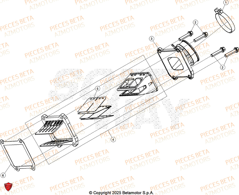 Admission BETA Pieces BETA CROSS RX 250 2T - (2026)