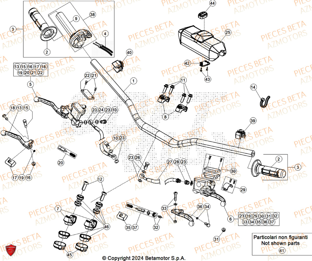 Guidon BETA Pieces BETA CROSS RX 450 4T - (2026)
