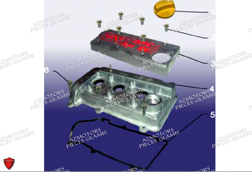 Cache Culbuteurs GLAMIS Pièces Buggy GLAMIS CRUISER 850 EFI [2011-2012]