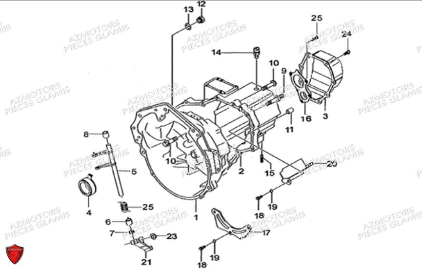 Carter GLAMIS Pièces Buggy GLAMIS CRUISER 850 EFI [2011-2012]