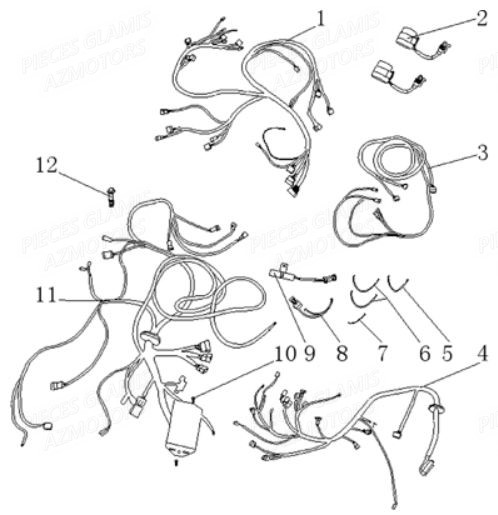 SYSTEME ELECTRIQUE AZMOTORS CRUISER 2011 12