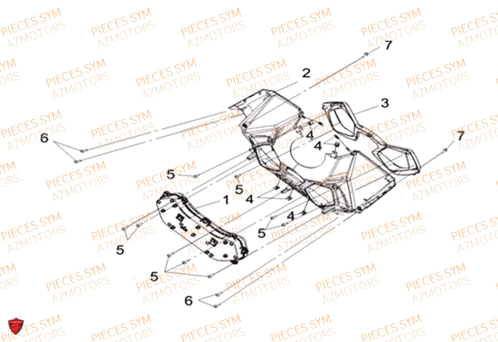 Compteur SYM Pièces CRUISYM 300 - LV30W1-EU (2018-2020)