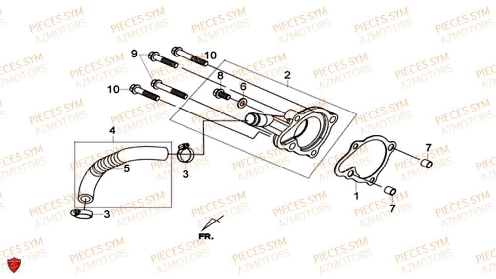 Pompe A Eau SYM Pièces CRUISYM 300 - LV30W1-EU (2018-2020)