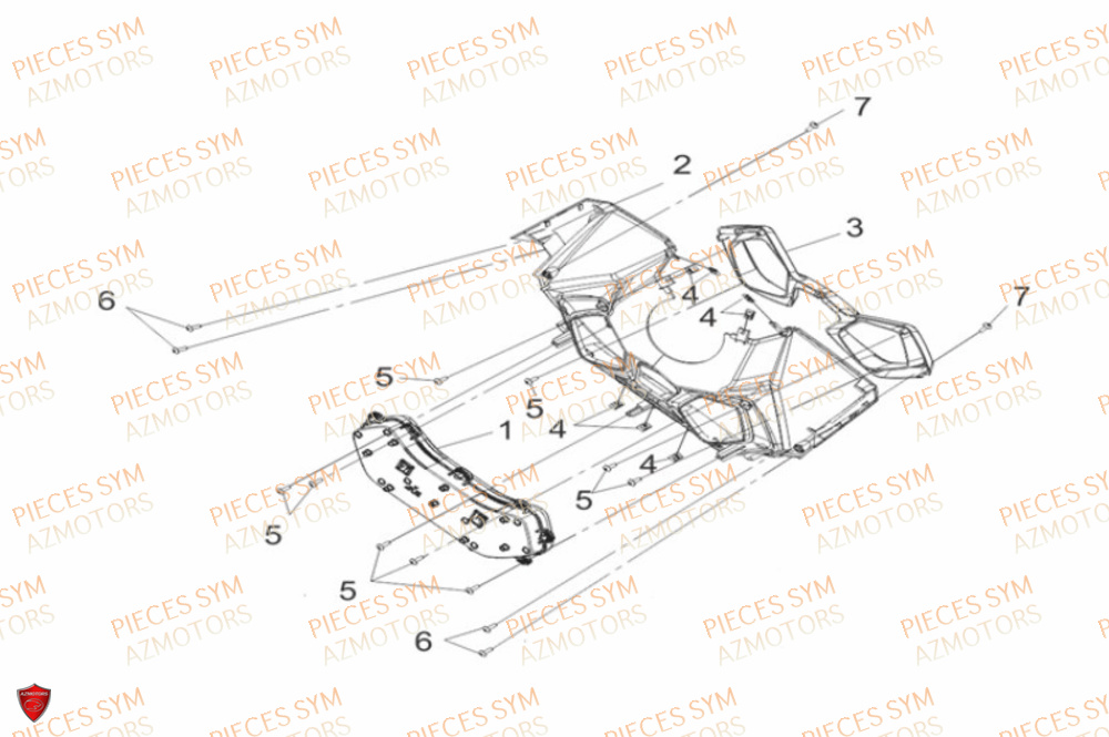 Compteur SYM Pièces CRUISYM 300 - LV30W1Z1-EU (2019)