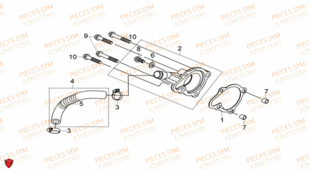 Pompe A Eau SYM Pièces CRUISYM 300 - LV30W1Z1-EU (2019)