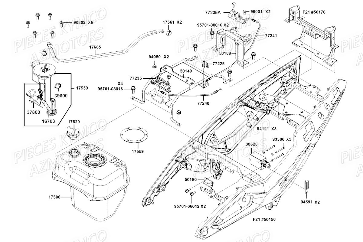 RESERVOIR pour CV3 550 4T EU5