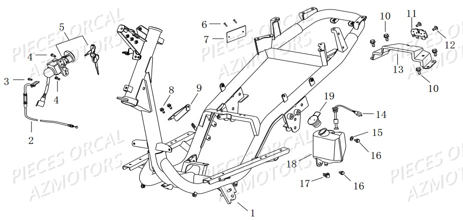 CHASSIS AZMOTORS Cavaro 50 2T