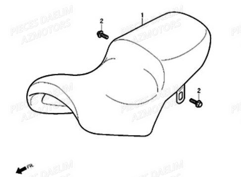 Selle DAELIM Pièces Moto DAELIM 125cc SOLUTION
