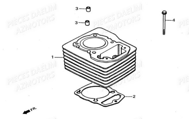 CYLINDRE pour DAELIM VS 125