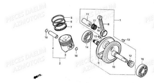 VILEBREQUIN pour DAELIM VT 125