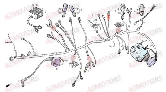 Equipement Electrique DAELIM Pièces Moto DAELIM DAYSTAR 125cc_2013/2014
