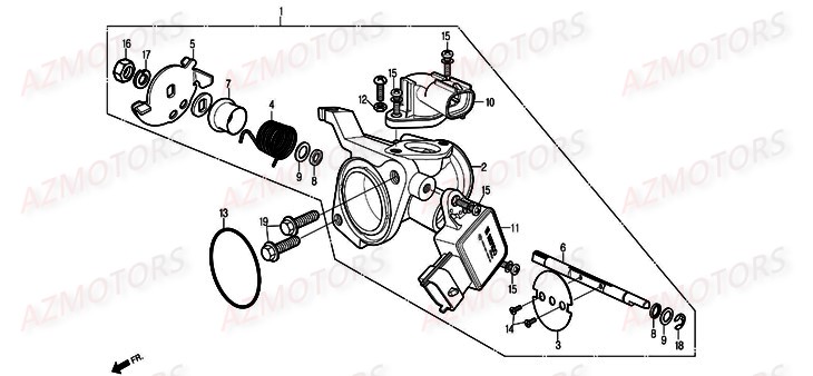 Injection DAELIM Pièces Moto DAELIM DAYSTAR 125cc ANNIVERSARY