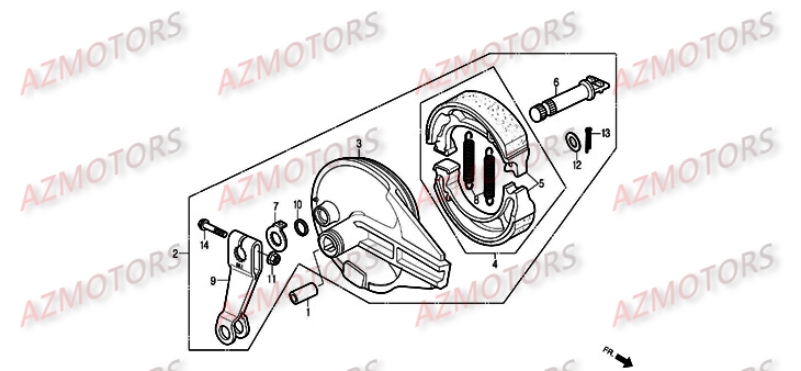 Tambour DAELIM Pièces Moto DAELIM DAYSTAR Injection 125cc 2008/2012
