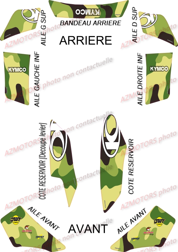 Schema KYMCO Kit_Deco_KYMCO_Mxu_250