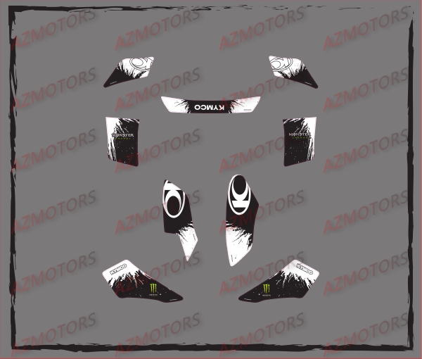 Kit Deco Mxu 300 Green Monster KYMCO Kit_Deco_KYMCO_Mxu_300