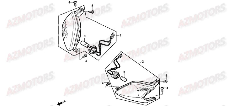 Clignotants DAELIM Pieces Scooter DAELIM Delfino 125cc