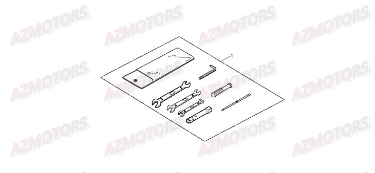 Trousse A Outils DAELIM Pieces Scooter DAELIM Delfino 125cc