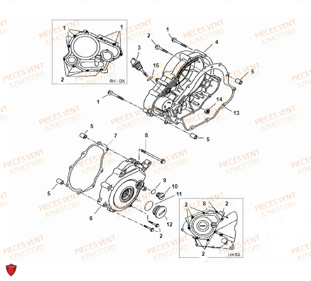 COUVRE_CARTER VENT Pièces MOTO Vent DERAPAGE 125 4T 2018 (STANDARD)