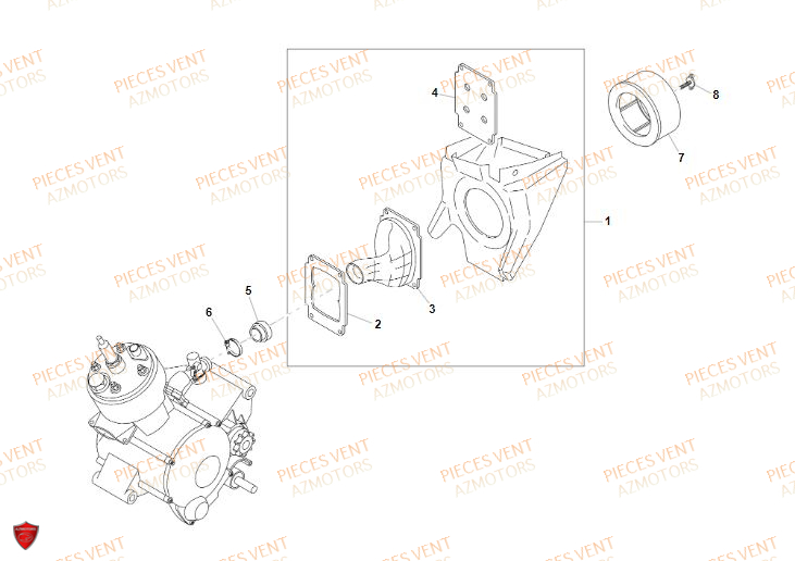 FILTRE_A_AIR VENT Pièces Vent Motard DERAPAGE 50cc - 2019