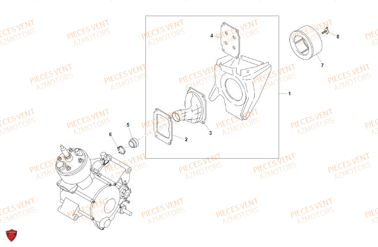 FILTRE A AIR pour DERAPAGE 50CC 2020