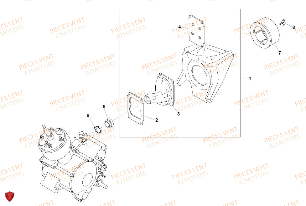 FILTRE A AIR pour DERAPAGE RR 50CC 2020