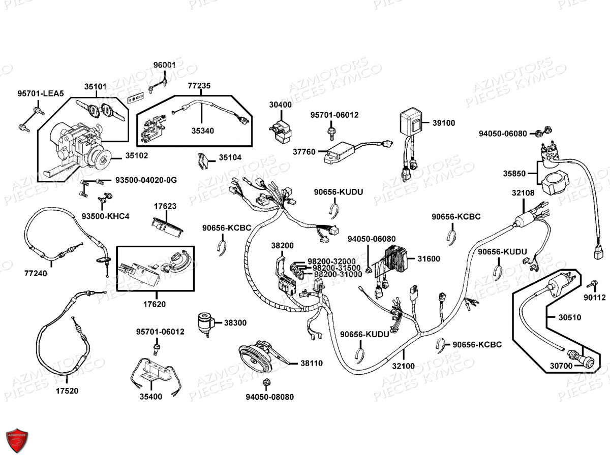 EQUIPEMENT ELECTRIQUE pour DINK-125