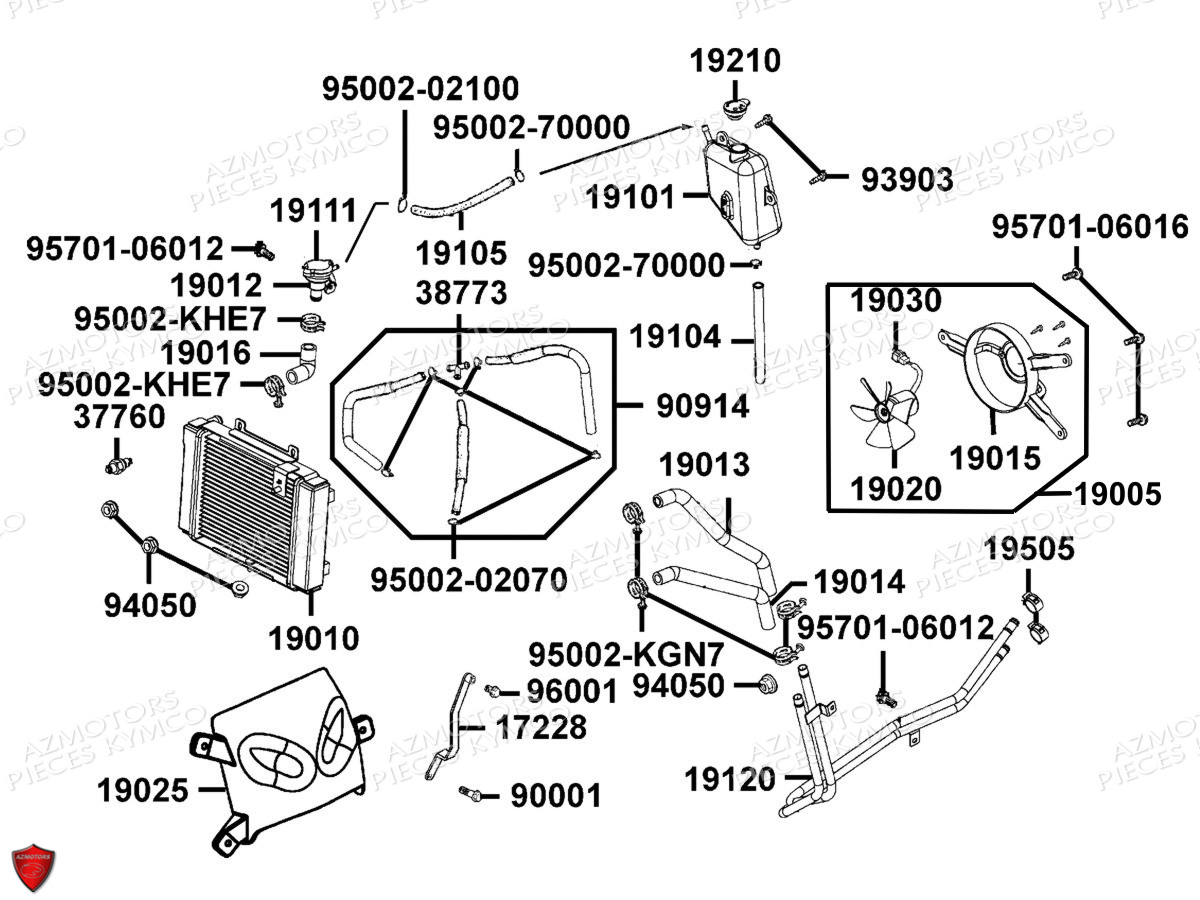 REFROIDISSEMENT pour DINK-125