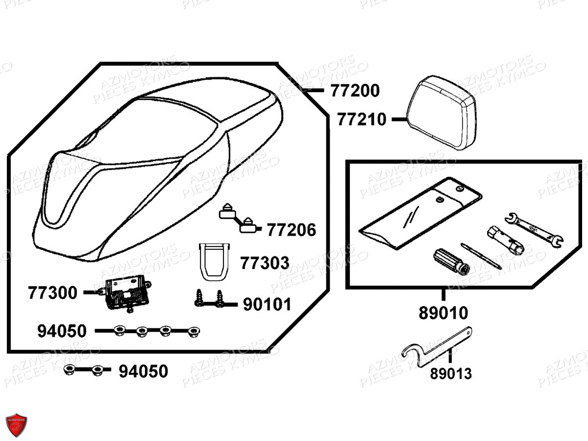 SELLE pour DINK-125