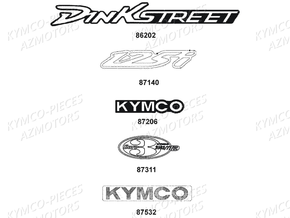 DECORS KYMCO DINKSTREET 125 ABS