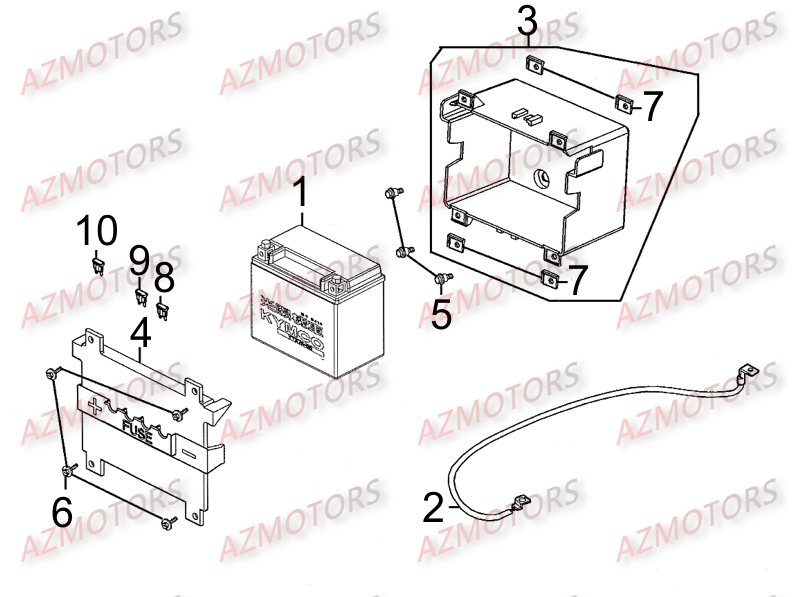 BATTERIE KYMCO DINK STREET 300 ABS